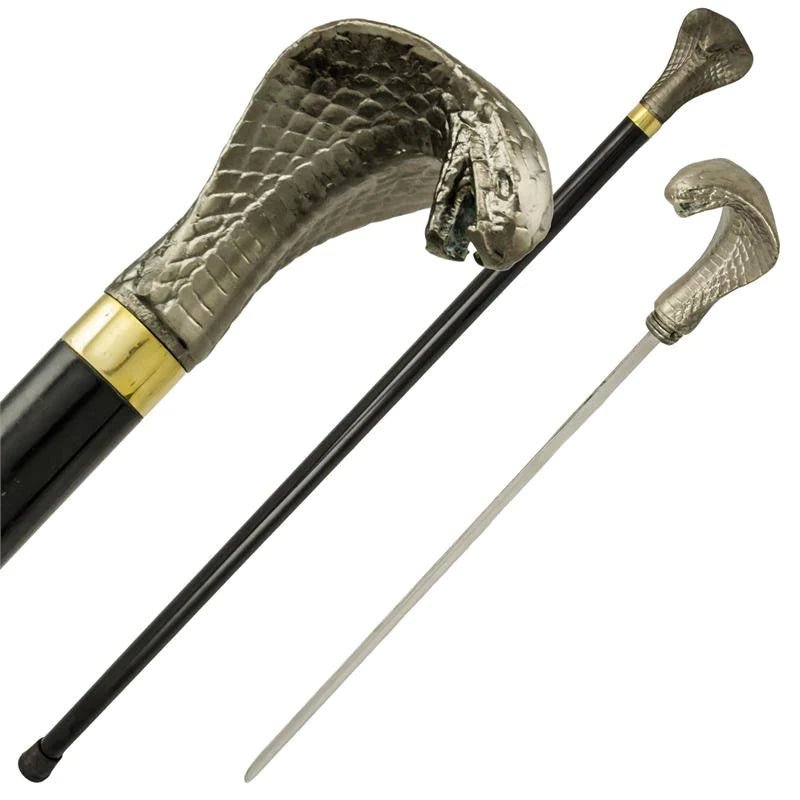wooden cane sword