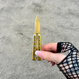 Mini Butterfly Knife Keychain