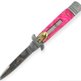 Hot Pink Pearl Folding Knife